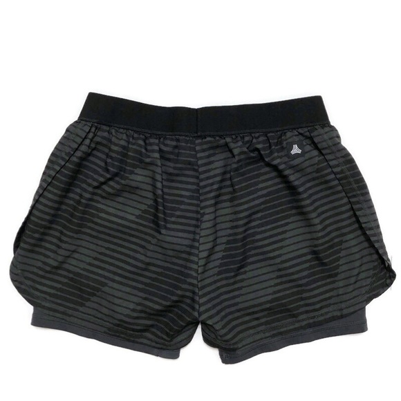 ADIDAS Climalite 2-in-1 Shorts Black Gray Size XL - Picture 7 of 16